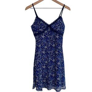 Y2K Stretchy Floral Spaghetti Strap Dress Dress